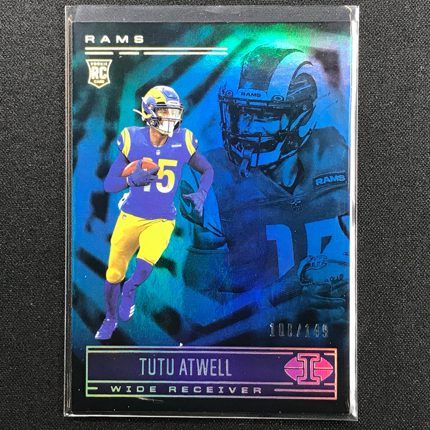 2021 Illusions Tutu Atwell Rookie Trophy Collection Light Blue 108/149