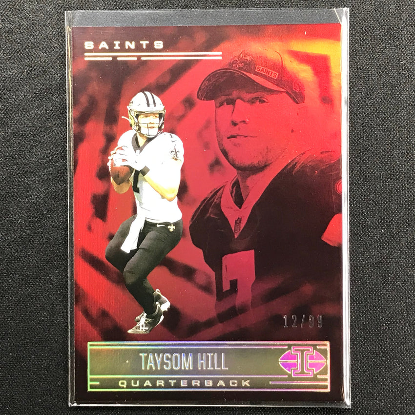 2021 Illusions Taysom Hill Trophy Collection Red 12/99