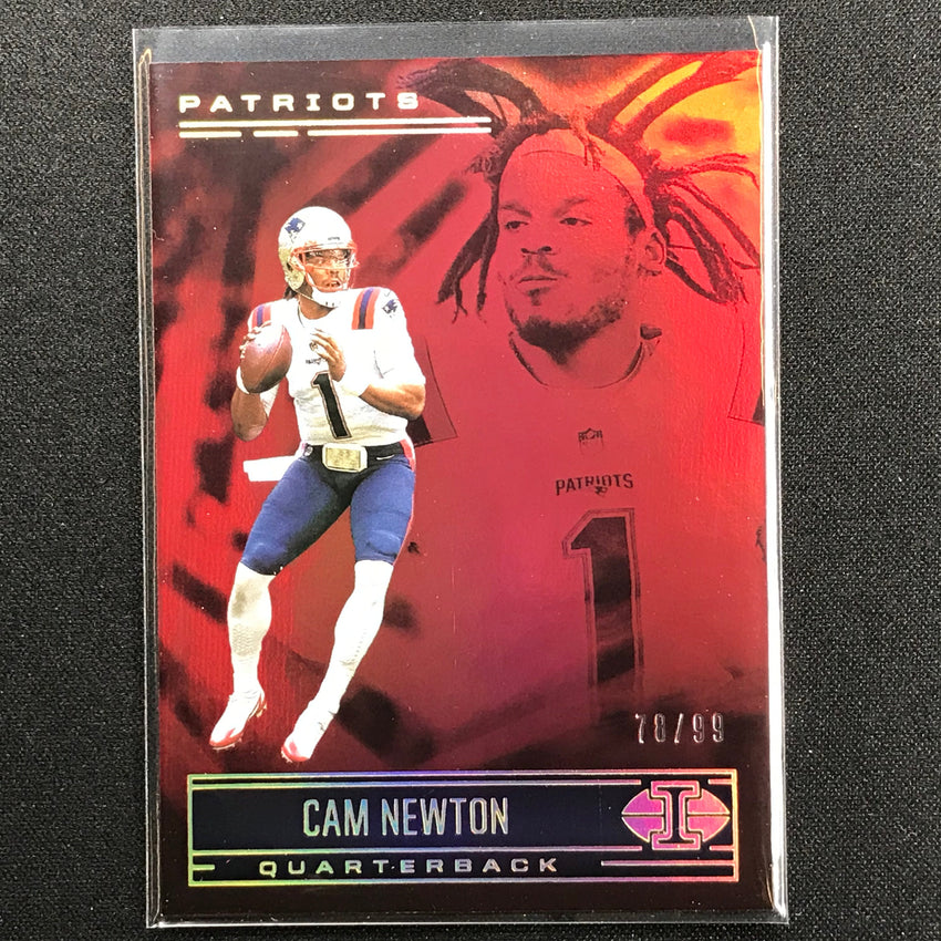 2021 Illusions Cam Newton Trophy Collection Red 78/99