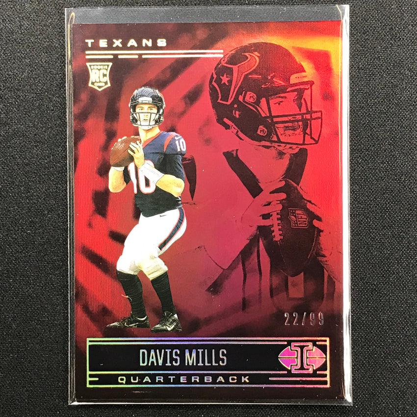 2021 Illusions Davis Mills Rookie Trophy Collection Red 22/99