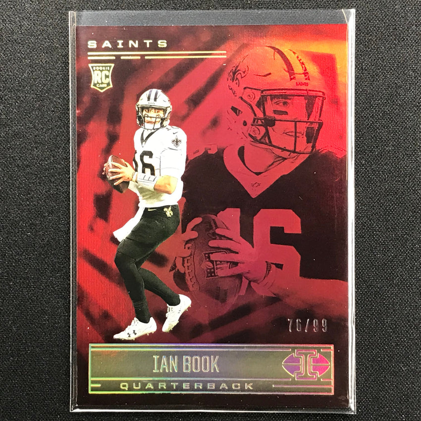 2021 Illusions Ian Book Rookie Trophy Collection Red 76/99