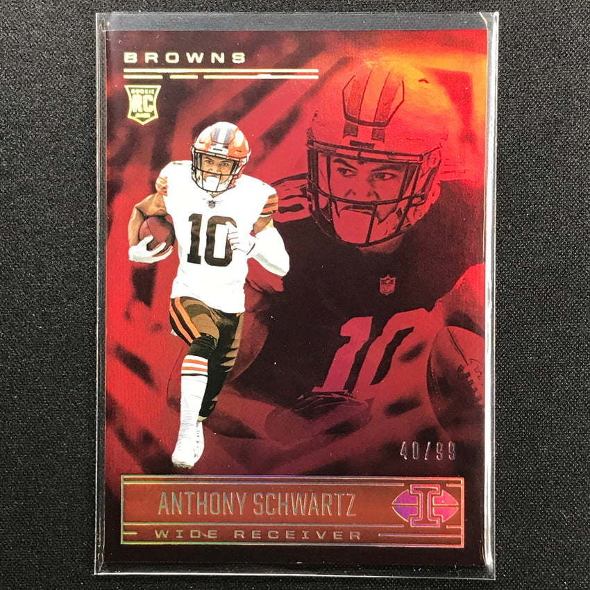 2021 Illusions Anthony Schwartz Rookie Trophy Collection Red 40/99