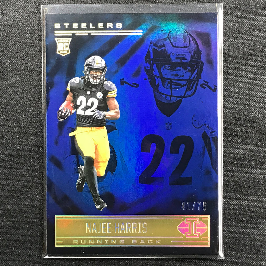 2021 Illusions NAJEE HARRIS Rookie Trophy Collection Blue 41/75