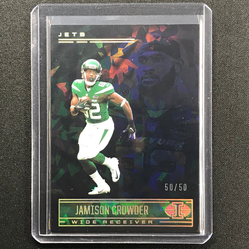 2021 Illusions Jamison Crowder Trophy Collection Black Ice 50/50
