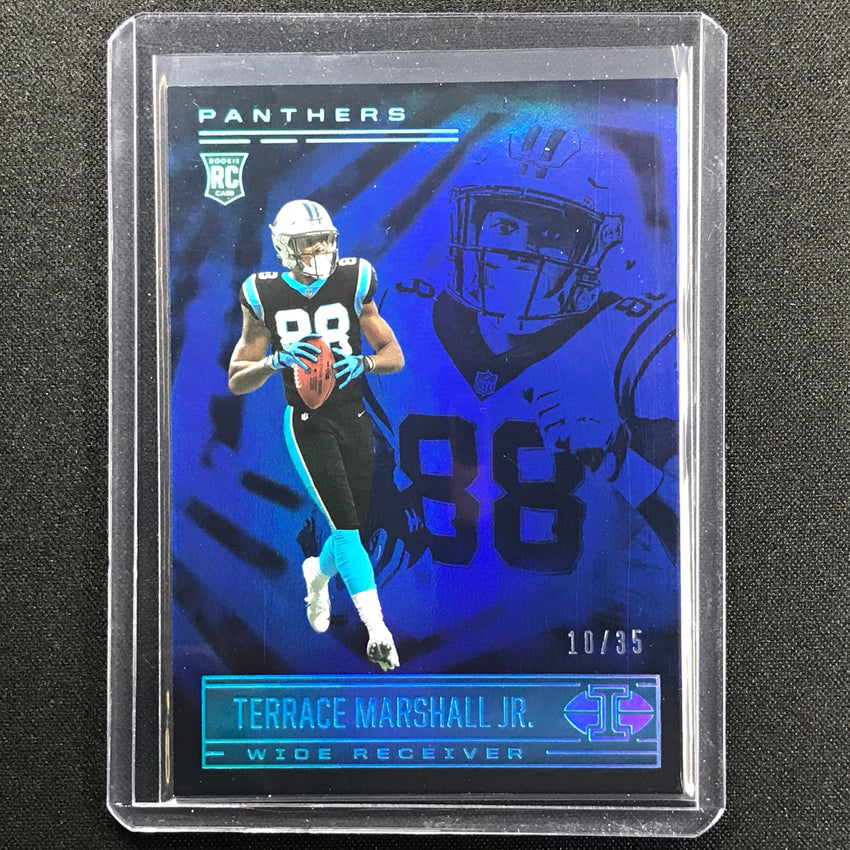 2021 Illusions Terrace Marshall Jr. Rookie Trophy Collection Platinum 10/35
