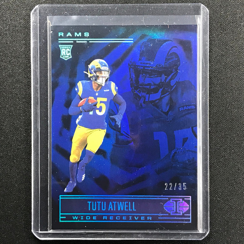 2021 Illusions Tutu Atwell Rookie Trophy Collection Platinum 22/35
