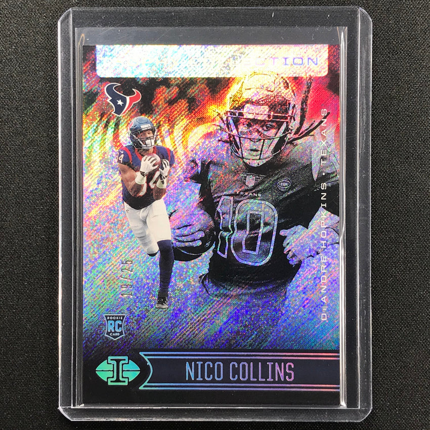 2021 Illusions Nico Collins Hopkins Rookie Trophy Collection Wild Card 19/25