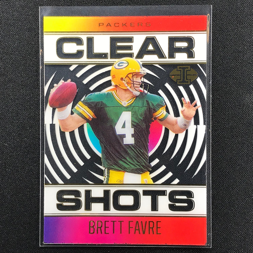 2021 Illusions BRETT FAVRE Clear Shots Acetate Base #11