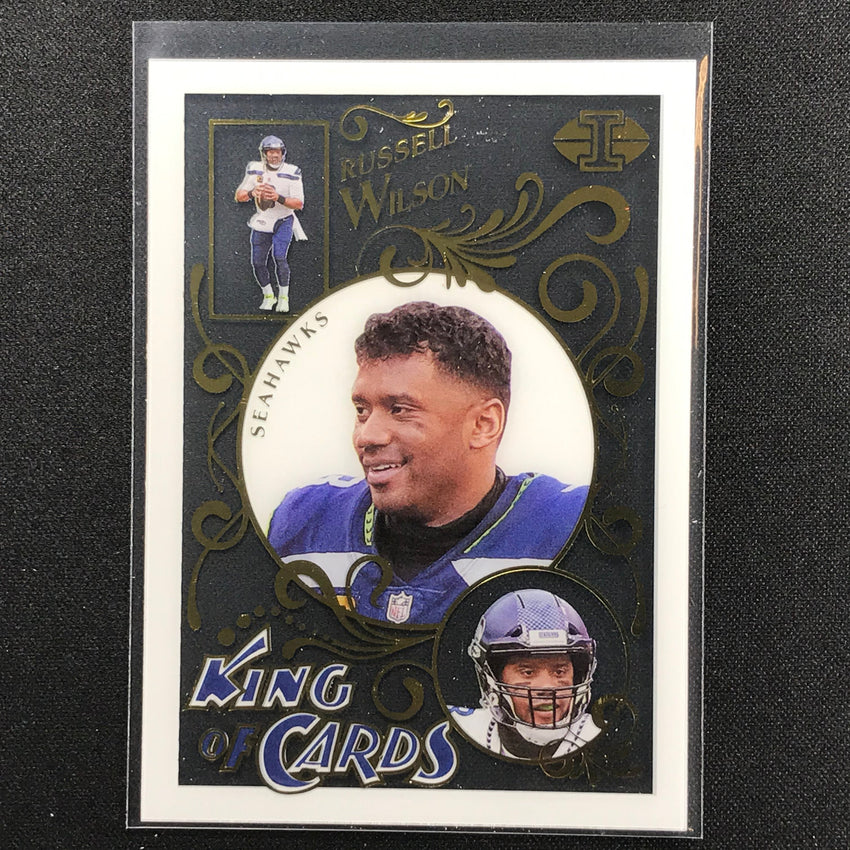 2021 Illusions RUSSELL WILSON King of Cards Acetate Base #5
