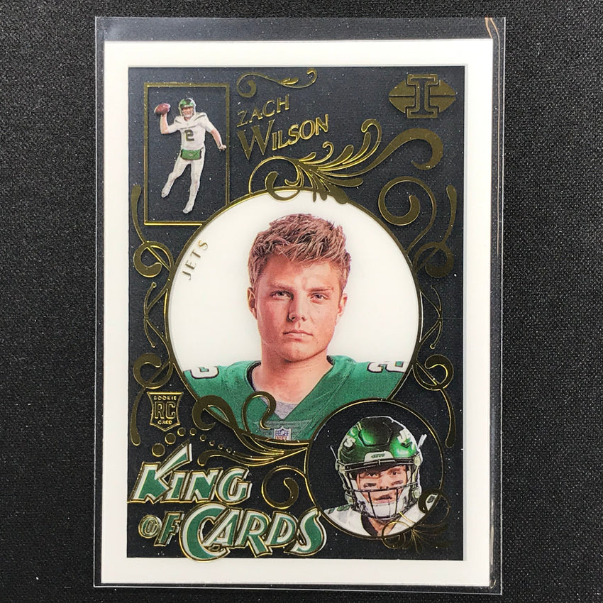2021 Illusions Zach Wilson Rookie King Of Cards Acetate Base No 12