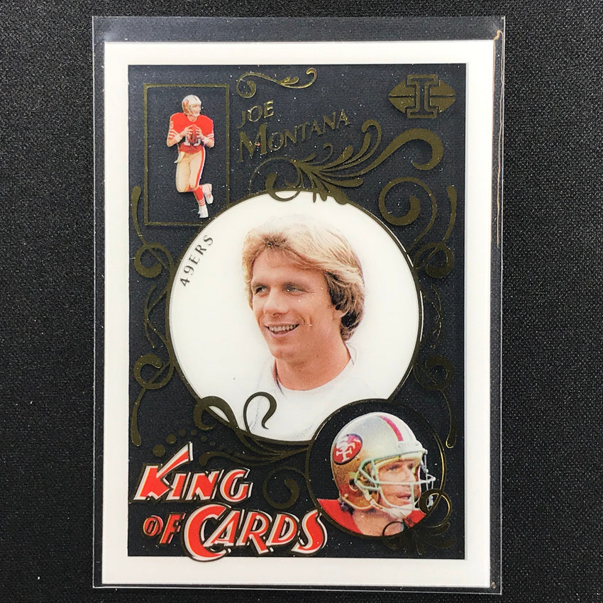 2021 Illusions JOE MONTANA King of Cards Acetate Base #16