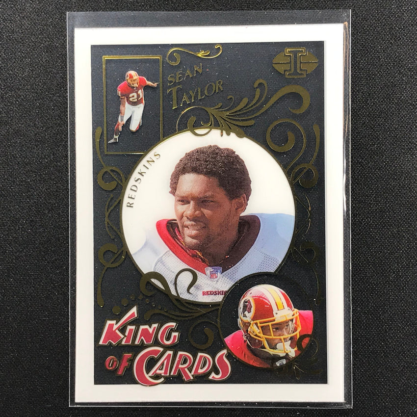 2021 Illusions SEAN TAYLOR King of Cards Acetate Base #20