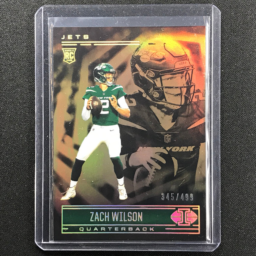 2021 Illusions Zach Wilson Rookie Trophy Collection Bronze 345/499