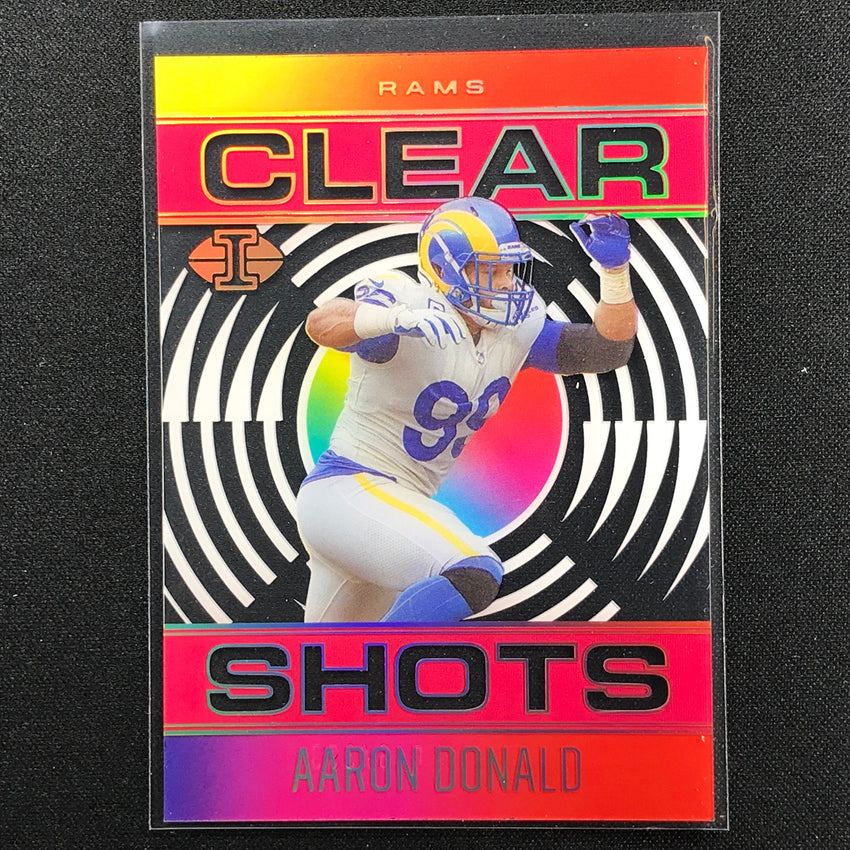 2021 Illusions Aaron Donald Clear Shots Acetate Pink 46/399