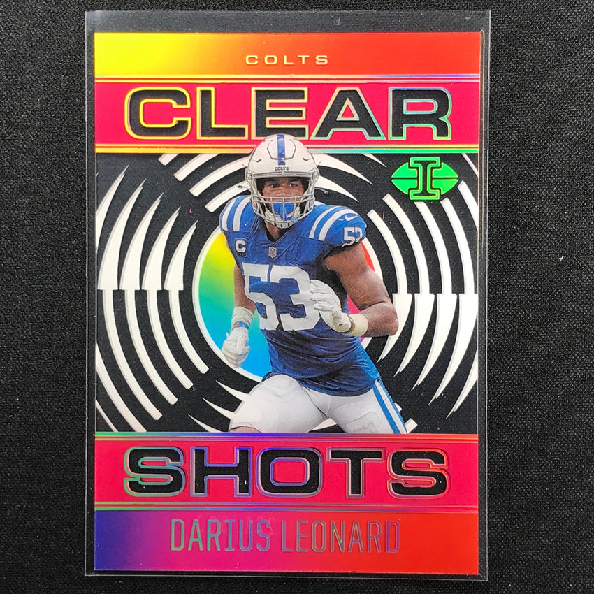 2021 Illusions Darius Leonard Clear Shots Acetate Pink 261/399