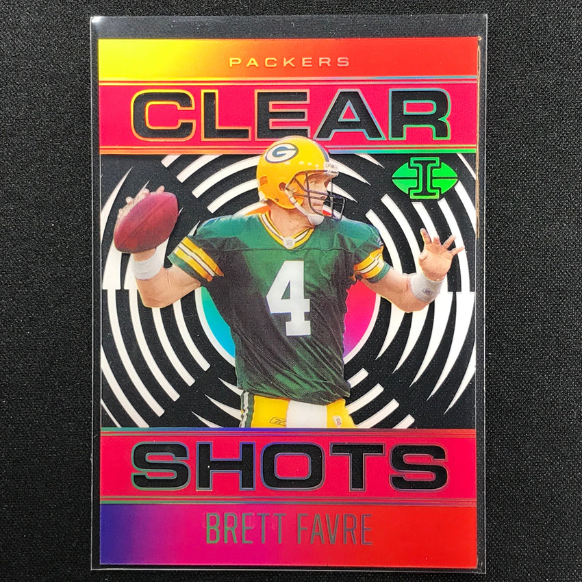 2021 Illusions Brett Favre Clear Shots Acetate Pink 40/399