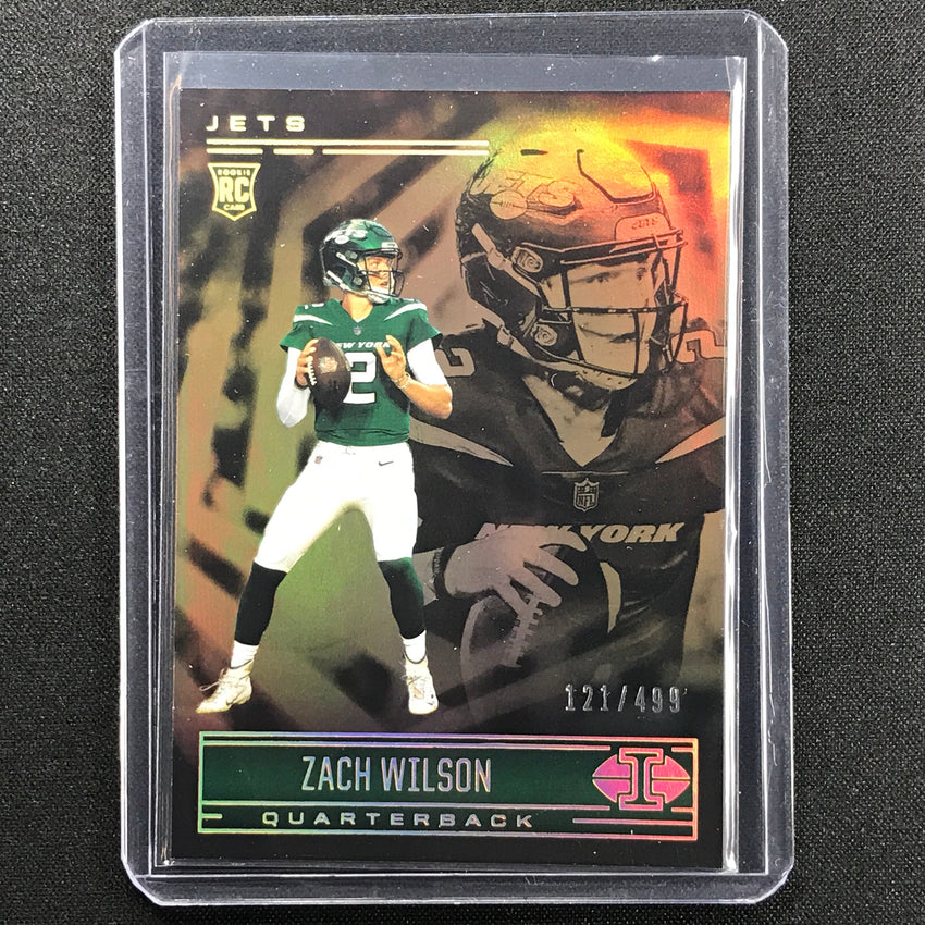 2021 Illusions ZACH WILSON Rookie Trophy Collection Bronze 121/499