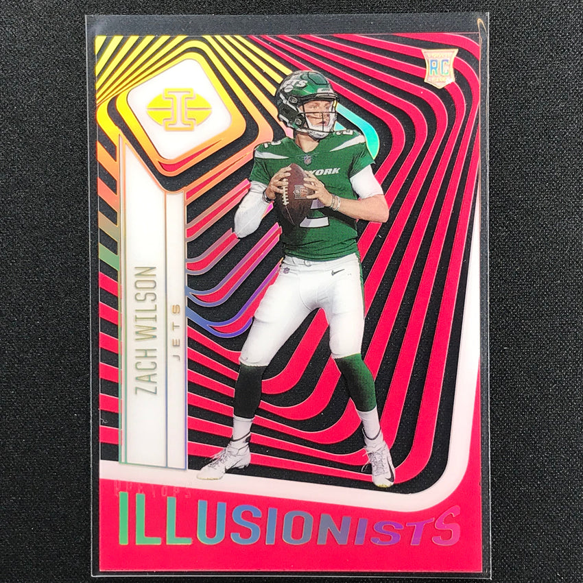 2021 Illusions Zach Wilson Rookie Illusionists Acetate Pink 246/399