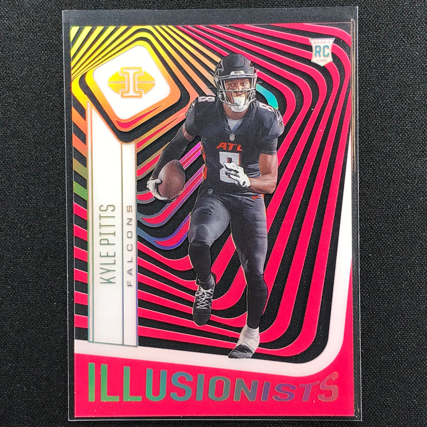 2021 Illusions Kyle Pitts Rookie Illusionists Acetate Pink 158/399