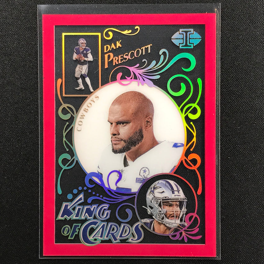 2021 Illusions Dak Prescott King Of Cards Acetate Pink 69/399