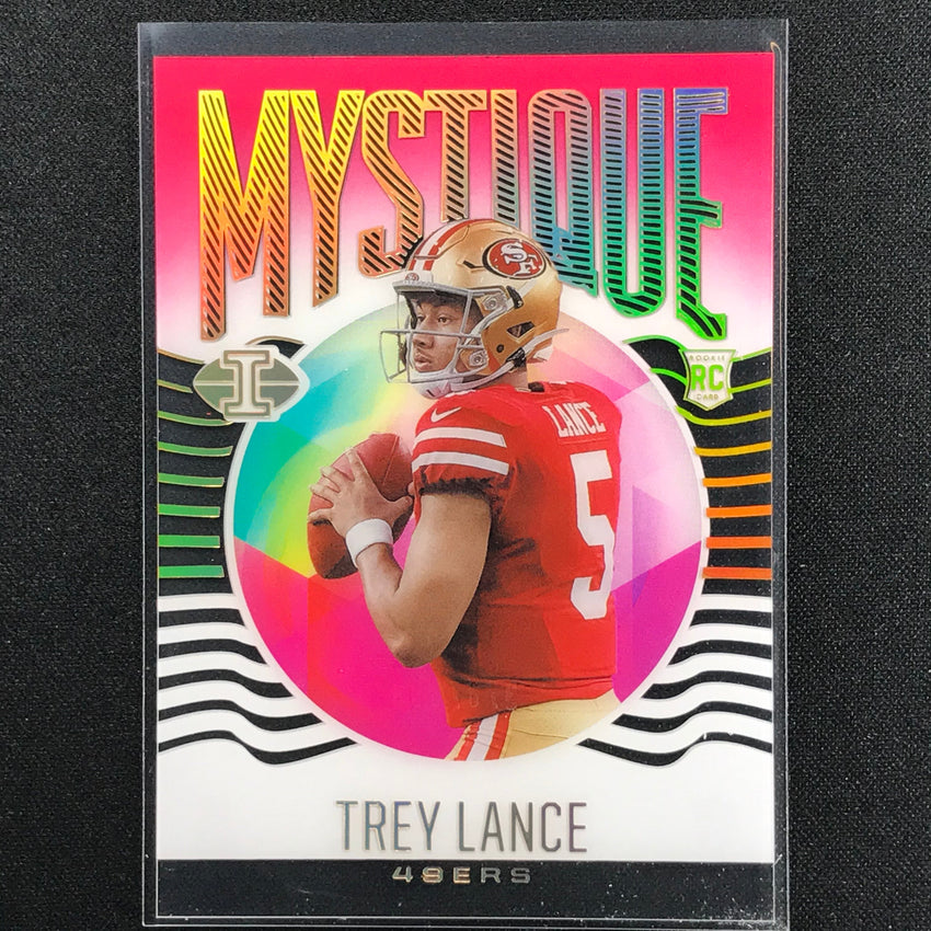 2021 Illusions Trey Lance Rookie Mystique Acetate Pink 378/399