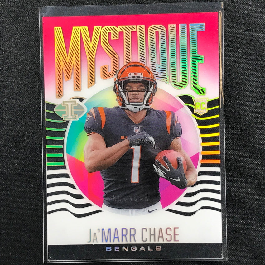 2021 Illusions Jamarr Chase Rookie Mystique Acetate Pink 343/399