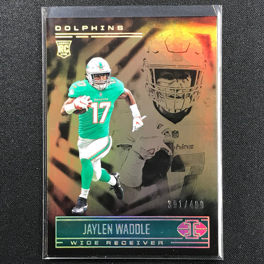 2021 Illusions Jaylen Waddle Rookie Trophy Collection Bronze 391/499