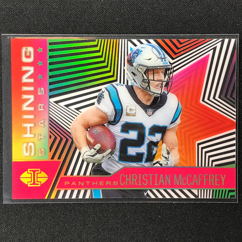 2021 Illusions Christian Mccaffrey Shining Stars Acetate Pink 307/399