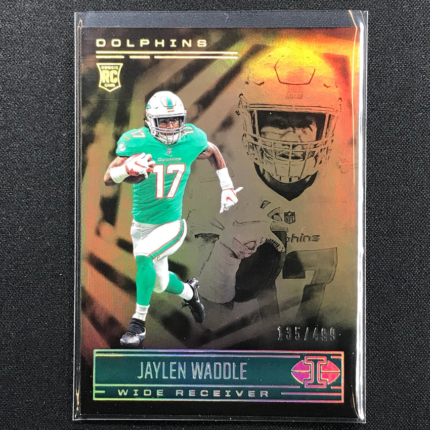 2021 Illusions Jaylen Waddle Rookie Trophy Collection Bronze 135/499