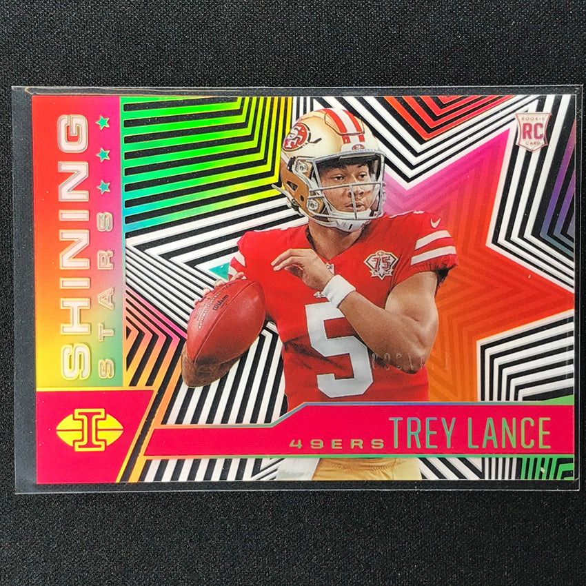 2021 Illusions TREY LANCE Rookie Shining Stars Acetate Pink 144/399