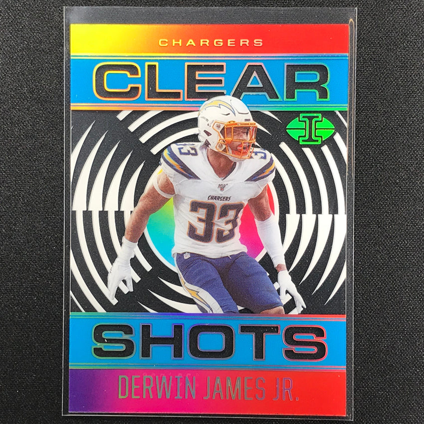2021 Illusions Derwin James Jr. Clear Shots Acetate Light Blue 103/299