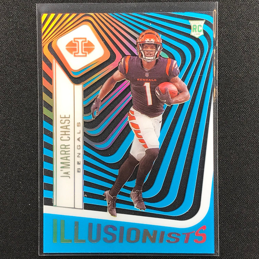 2021 Illusions JA'MARR CHASE Rookie Illusionists Acetate Light Blue 29/299