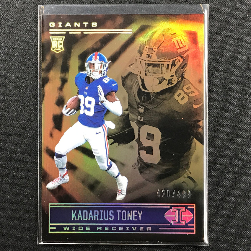 2021 Illusions Kadarius Toney Rookie Trophy Collection Bronze 420/499