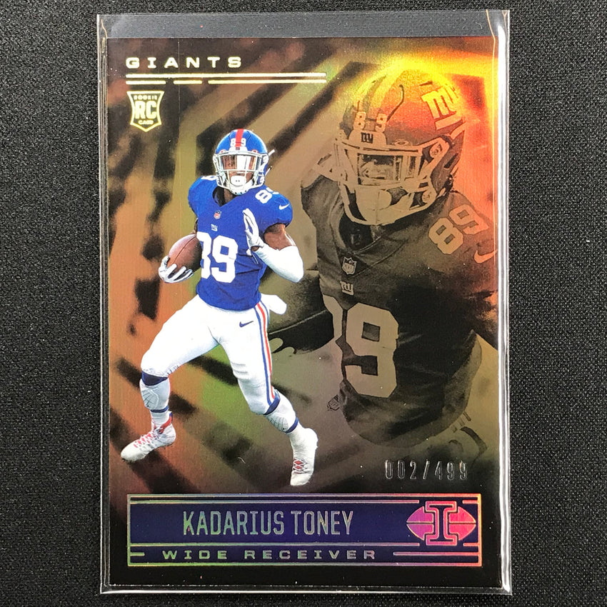 2021 Illusions Kadarius Toney Rookie Trophy Collection Bronze 2/499