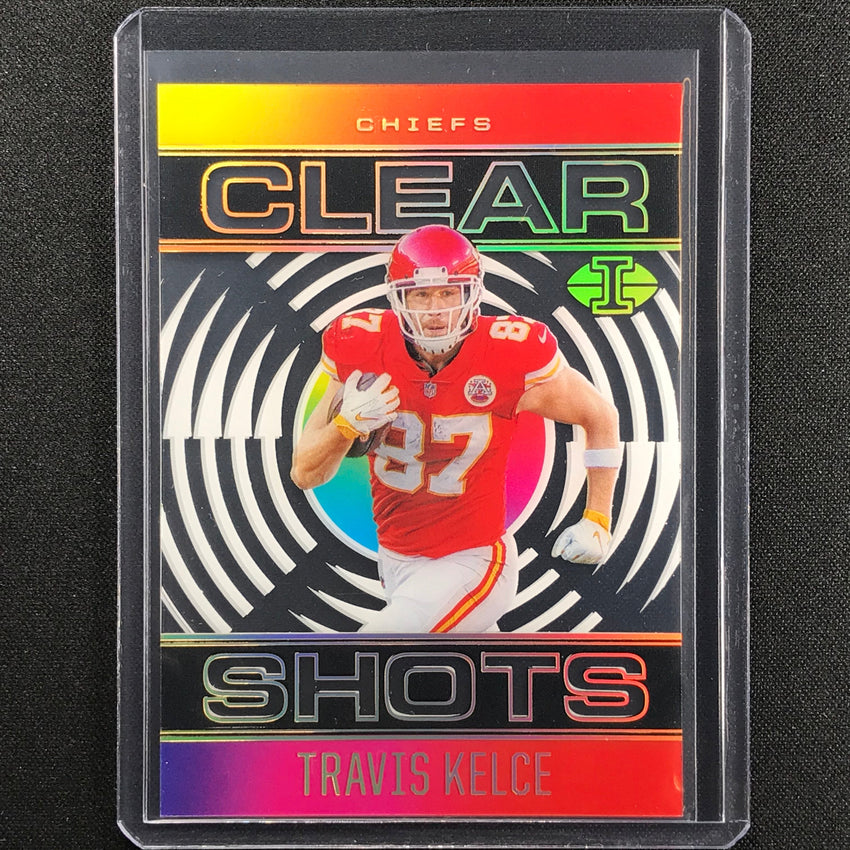 2021 Illusions TRAVIS KELCE Clear Shots Acetate Black 32/50