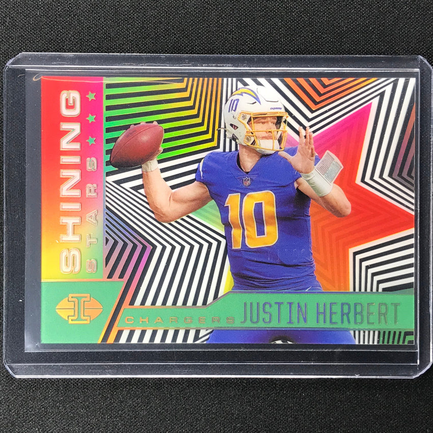 2021 Illusions JUSTIN HERBERT Shining Stars Acetate Green 2/10