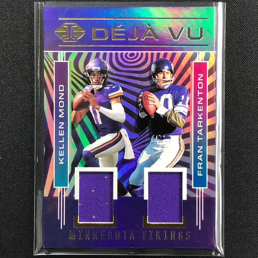 2021 Illusions KELLEN MOND FRAN TARKENTON Deja Vu Rookie Jersey KF (A)