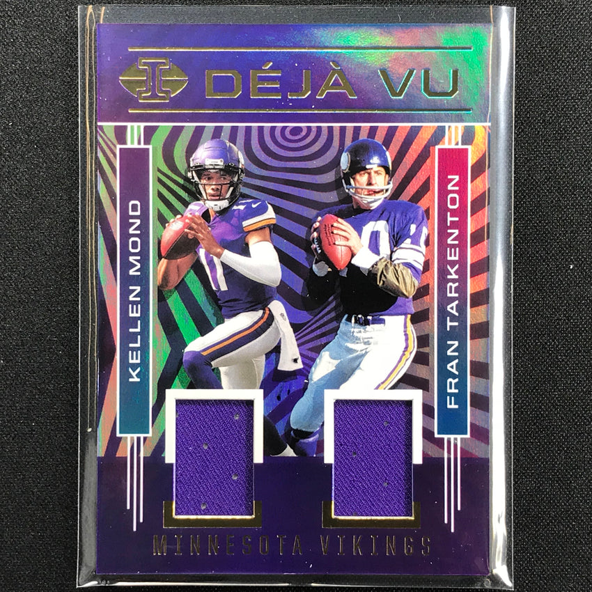 2021 Illusions KELLEN MOND FRAN TARKENTON Deja Vu Rookie Jersey KF (B)