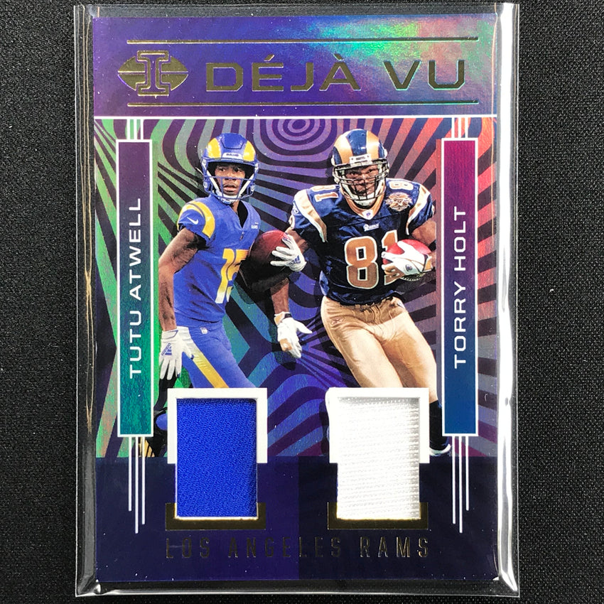 2021 Illusions TUTU ATWELL TORRY HOLT Deja Vu Rookie Jersey TT