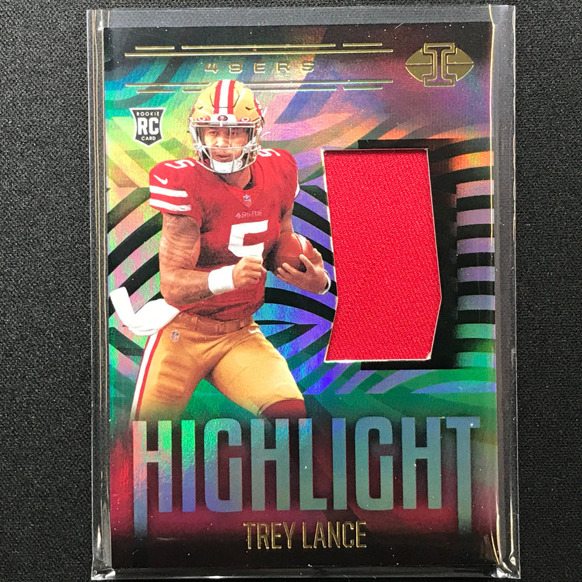 2021 Illusions TREY LANCE Rookie Highlight Swatches Jersey TL (B)