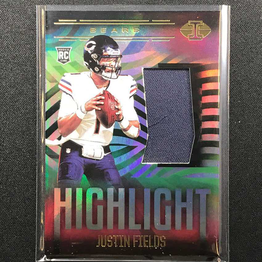 2021 Illusions JUSTIN FIELDS Rookie Highlight Swatches Jersey JF (A)