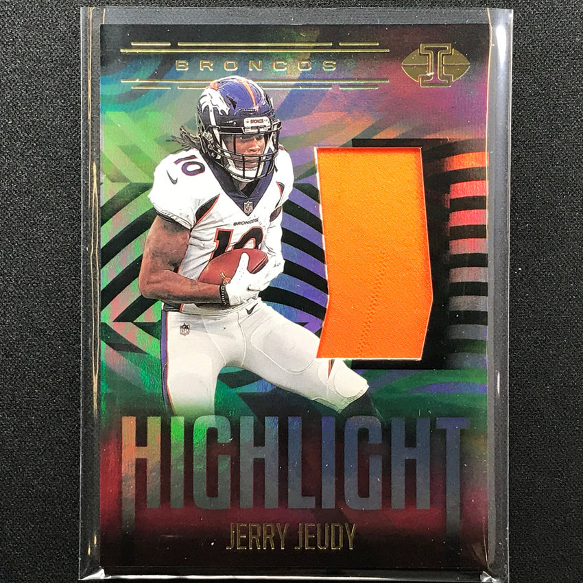2021 Illusions JERRY JEUDY Highlight Swatches Jersey JEJ (A)