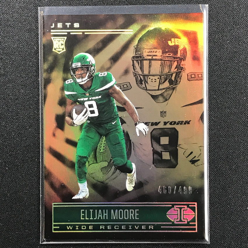 2021 Illusions Elijah Moore Rookie Trophy Collection Bronze 460/499
