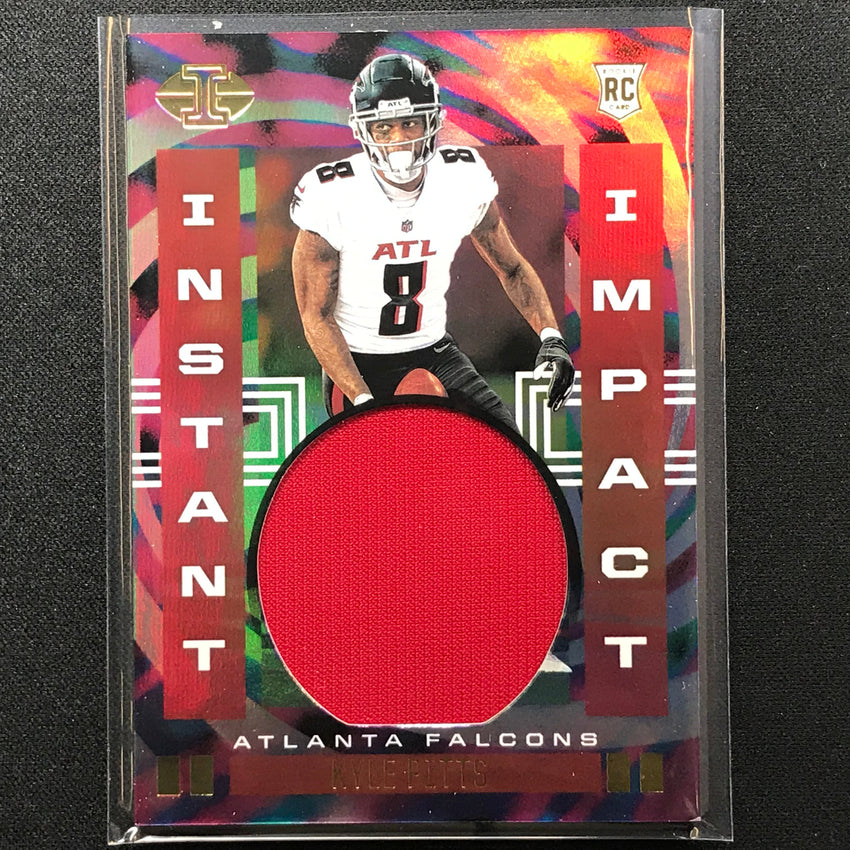 2021 Illusions KYLE PITTS Instant Impact Rookie Jersey KP (A)