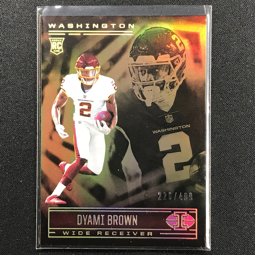2021 Illusions Dyami Brown Rookie Trophy Collection Bronze 226/499