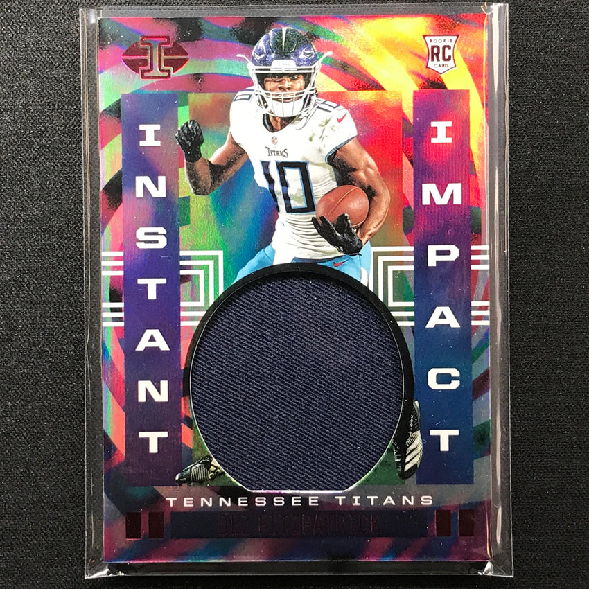2021 Illusions DEZ FITZPATRICK Instant Impact Rookie Patch Red 94/99