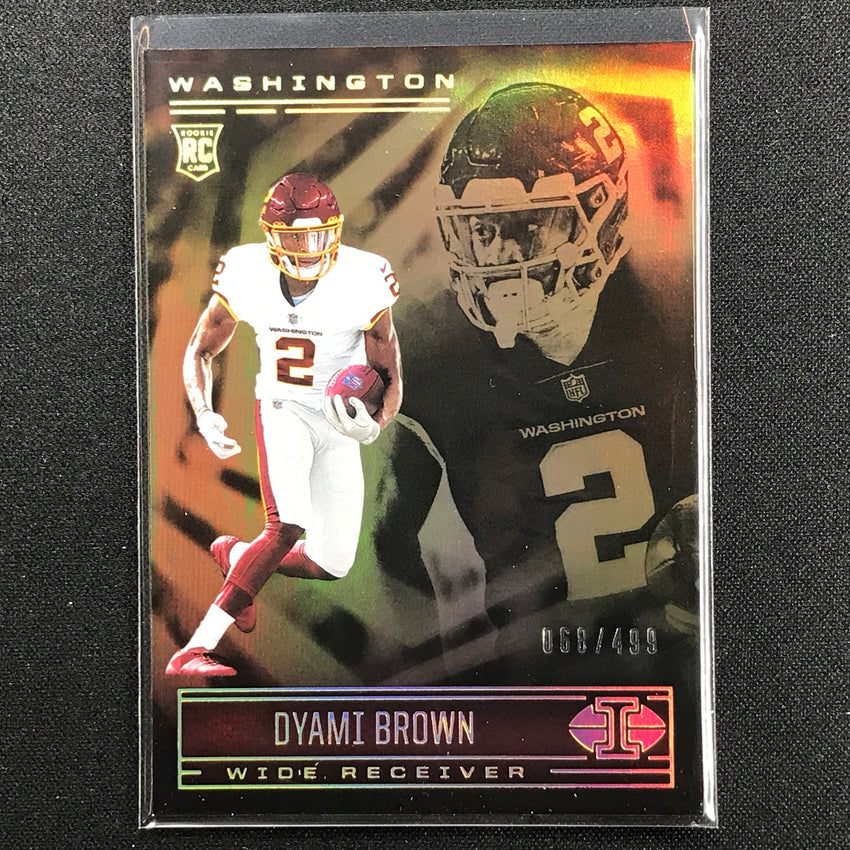 2021 Illusions Dyami Brown Rookie Trophy Collection Bronze 68/499