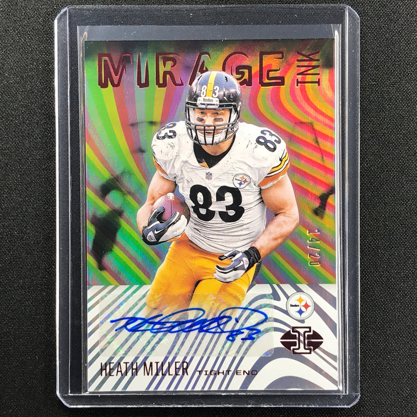 2021 Illusions HEATH MILLER Mirage Ink Auto Red 14/20