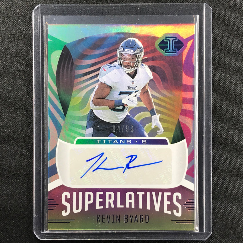 2021 Illusions KEVIN BYARD Superlatives Signs Auto Blue 94/99