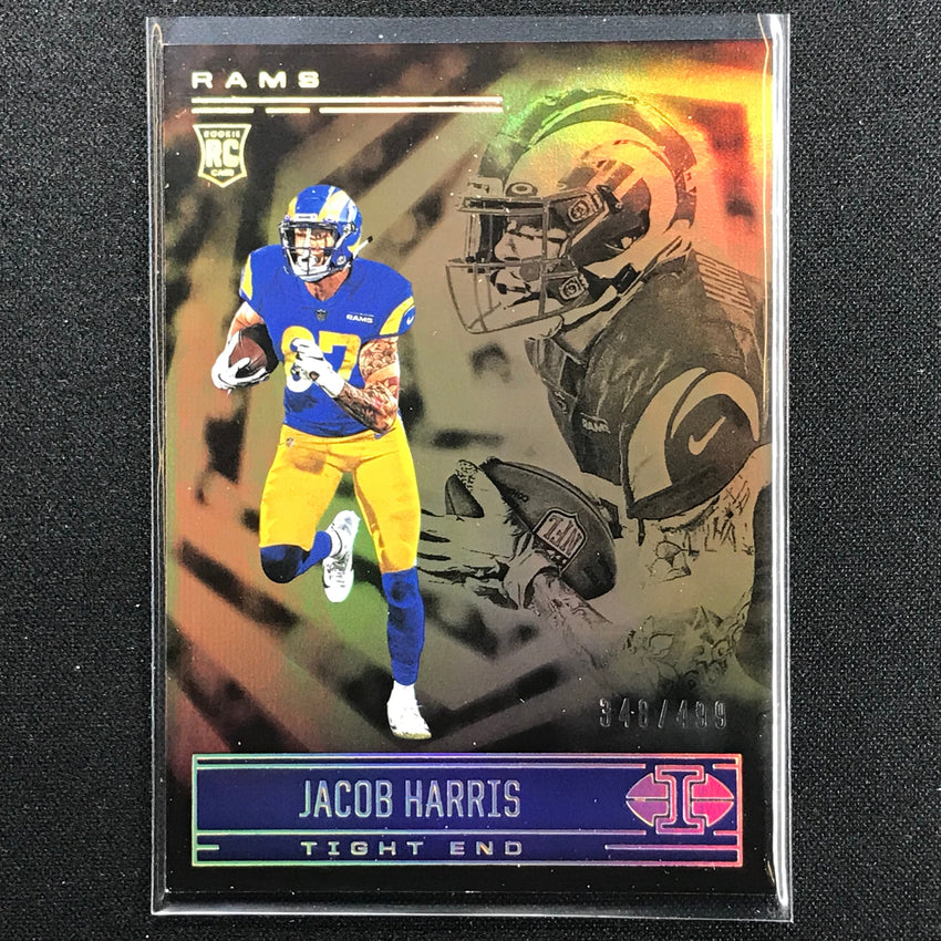 2021 Illusions Jacob Harris Rookie Trophy Collection Bronze 348/499